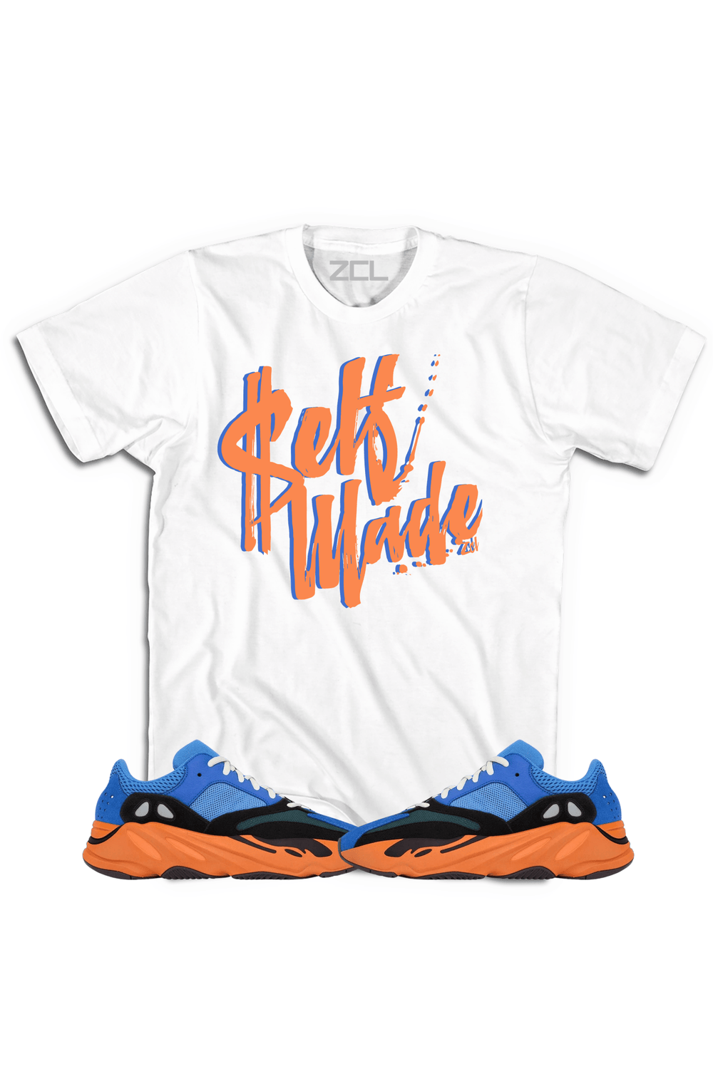 Yeezy Boost 700 "Self Made" Tee (Bright Blue) - Zamage