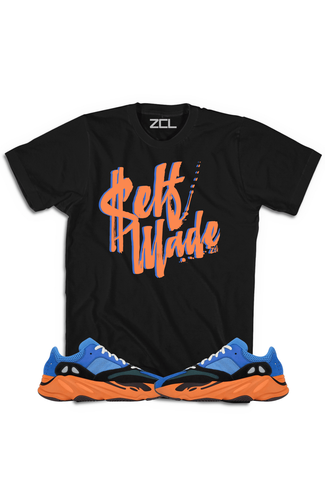 Yeezy Boost 700 "Self Made" Tee (Bright Blue) - Zamage