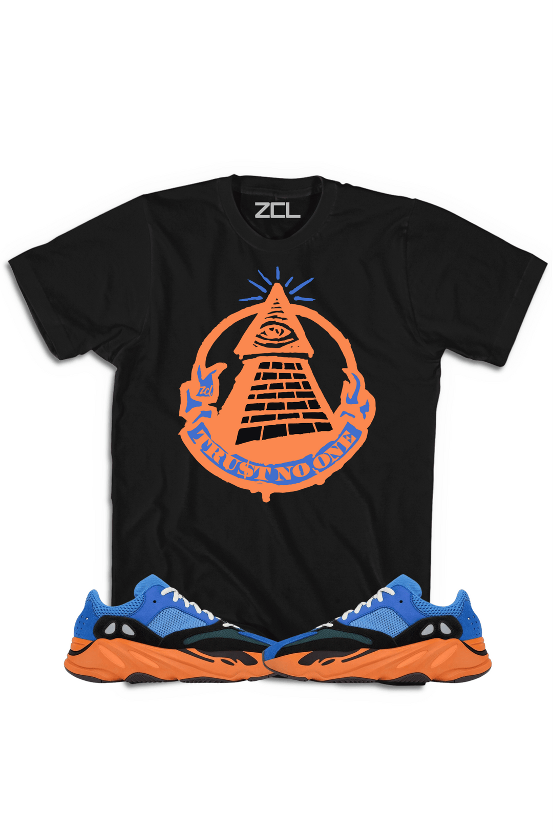Yeezy Boost 700 "Trust No One" Tee (Bright Blue) - Zamage
