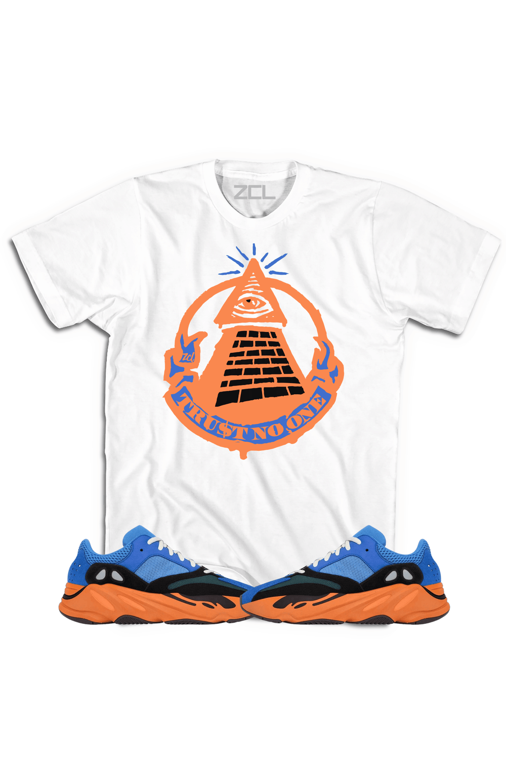 Yeezy Boost 700 "Trust No One" Tee (Bright Blue) - Zamage