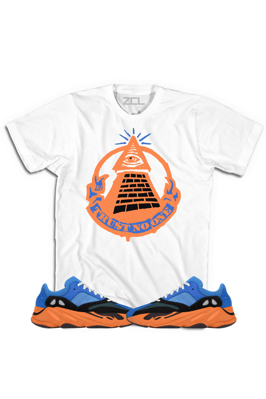 Yeezy Boost 700 "Trust No One" Tee (Bright Blue) - Zamage
