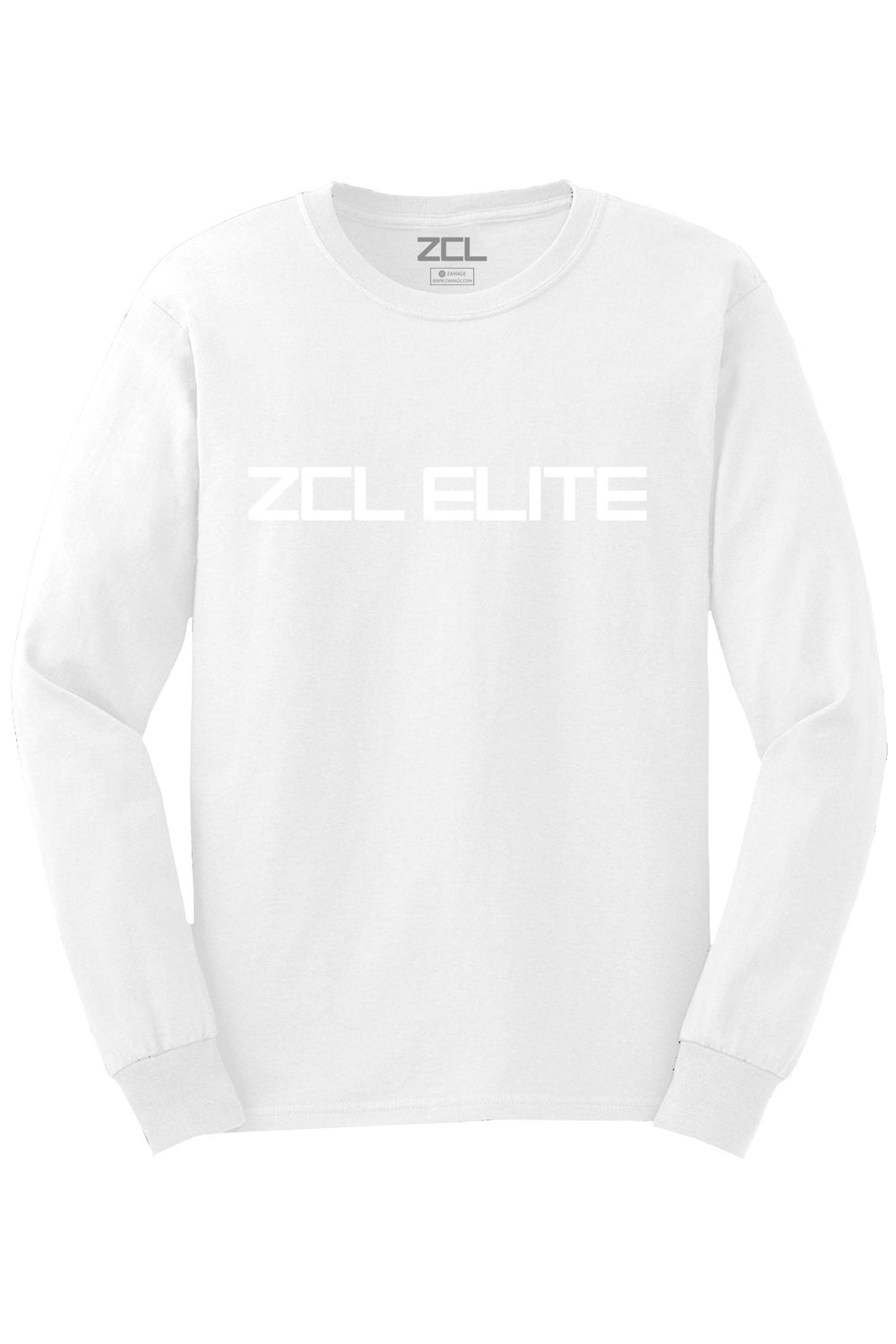 ZCL Elite Long Sleeve Tee (White Logo) - Zamage