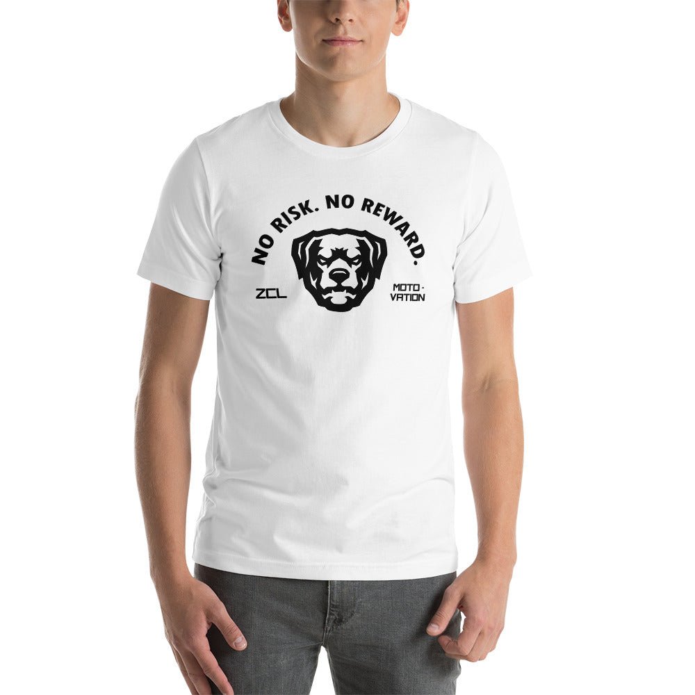 ZCL No Risk No Reward Tee (White) - Zamage