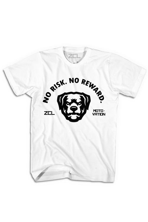 ZCL No Risk No Reward Tee (White) - Zamage