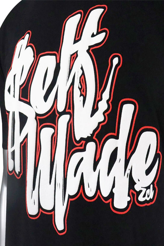 ZCL Self Made Puff Print Limited Run Tee (Black) - Zamage