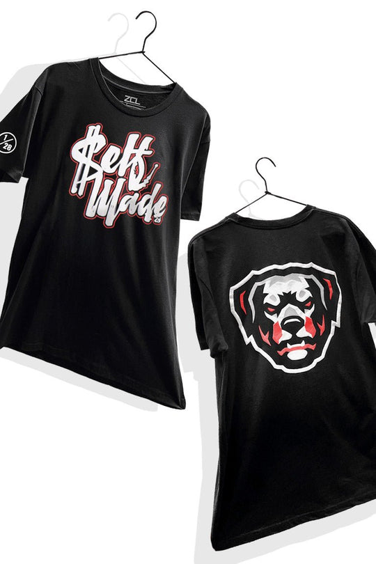 ZCL Self Made Puff Print Limited Run Tee (Black) - Zamage